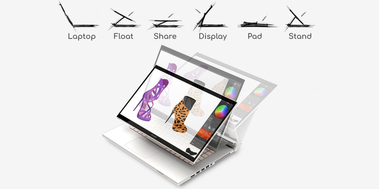 Konvertibilný notebook Acer ConceptD 7 Ezel 