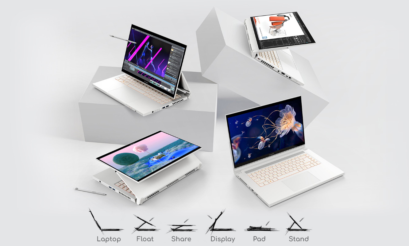 Konvertibilný notebook Acer ConceptD 3 Ezel 