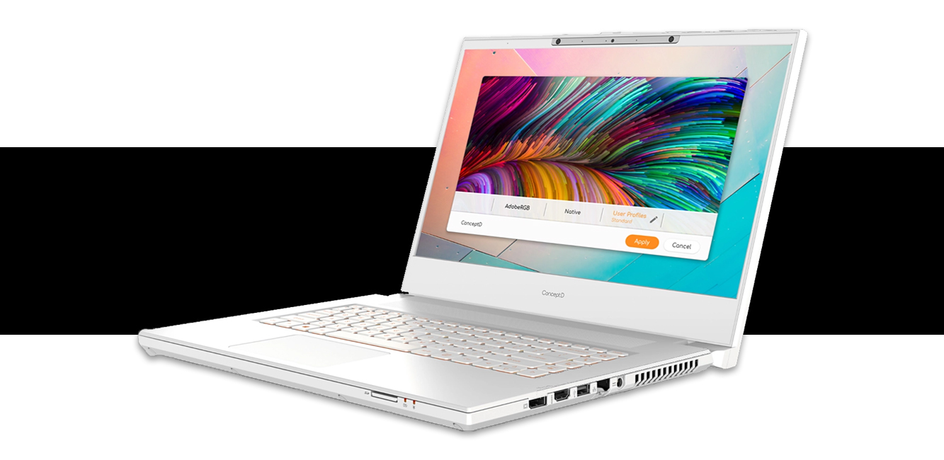 Modelová rada notebookov Acer ConceptD 7 a ConceptD 7 Pro