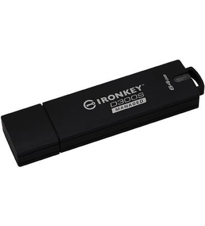 KINGSTON 64GB IronKey D300S Serialised Managed USB 3.1