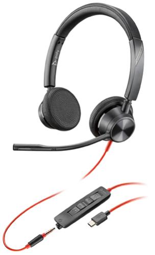 Poly Blackwire 3225 USB-C/3,5 mm jack headset