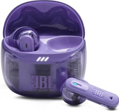 JBL Tune Flex 2 slúchadlá priesvitné  fialové