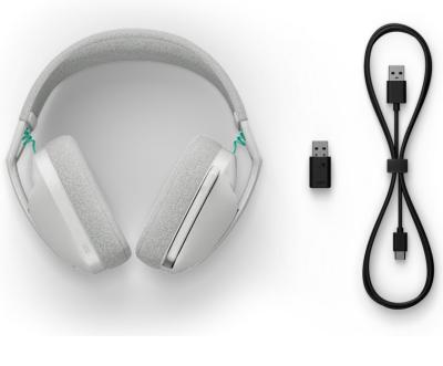 LOGITECH G321 Lightspeed biele herné headset