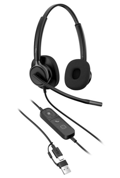 Poly Mission 425 Stereo USB Headset Classic