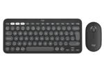 LOGITECH Pebble 2 MK380s bezdrôtový set klávesnice a myši US čierna