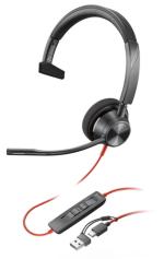 Poly Blackwire 3310 MS Teams USB-C/A/3,5 mm jack headset