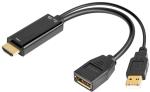 PremiumCord HDMI - DisplayPort adaptér s napájaním z USB